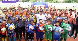 850 Pemain/official Ramaikan Turnamen Sepakbola Antar OPD Piala Gubernur 2023. Foto : viralsumsel.com/win