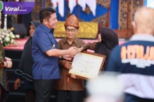 Peringati HLUN 2023, Gubernur Herman Deru Ajak Lansia Sumsel Jadi Insan yang Bersyukur. Foto : viralsumsel.com/win