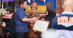 Peringati HLUN 2023, Gubernur Herman Deru Ajak Lansia Sumsel Jadi Insan yang Bersyukur. Foto : viralsumsel.com/win