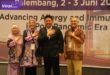 Gubernur Sumsel H. Herman Deru menghadiri Kongres Nasional X dan Immunovestival Peralmuni Palembang di Ballroom Hote Novotel Palembang, Sabtu (3/6). Foto : viralsumsel.com/win