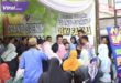 Gubernur Sumsel H Herman Deru saat Grand Launching Apotek Riski Farma, Minggu (4/6). Foto : viralsumsel.com/win