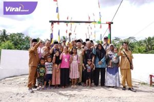 Pj Bupati Apriyadi Bangun Jembatan di Lalan, Hubungkan Empat Dusun. Foto : viralsumsel.com/dev