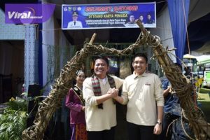 Gubernur Sumsel H Herman Deru saat membuka Jambore Pemuda Daerah Provinsi Sumatera Selatan, yang dipusatkan Tanjung Senai, Komplek Perkantoran Kabupaten Ogan Ilir, Jumat (16/6). Foto : viralsumsel.com/win