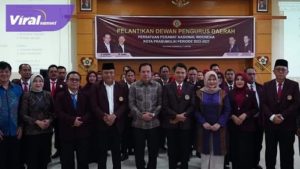 Walikota Prabumulih, Ir. H. Ridho Yahya, MM, menghadiri Pelantikan Pengurus PPNI Prabumulih periode 2022-2027 di Auditorium RSUD Kota Prabumulih, Sabtu, (17/6/2023). Foto : viralsumsel.com/mal