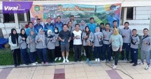 Pemerintah Kota Prabumulih Senam Pagi Bersama Masyarakat di Taman Kota Prabujaya. Foto : viralsumsel.com/mal