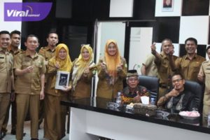 Silaturahmi Tetap Terjaga, Pelayanan Dinkominfo Muba Kian Maksimal, Gelar Pisah Sambut. Foto : viralsumsel.com/dev