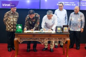 Tingkatkan Kualitas SDM, Pemkab Muba Gandeng Dua Fakultas di Unsri. Foto : viralsumsel.com/dev