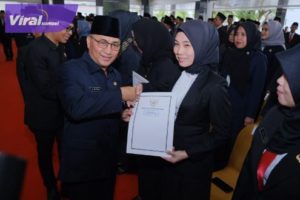 Pj Bupati Apriyadi Lantik dan Rotasi 172 Pejabat Muba. Foto : viralsumsel.com/dev