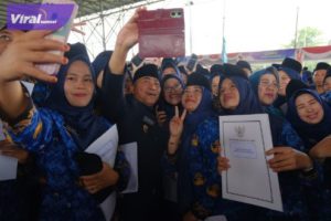 Ratusan Guru di Muba Lega dan Bahagia Setelah Terima SK PPPK. Foto : viralsumsel.com/dev