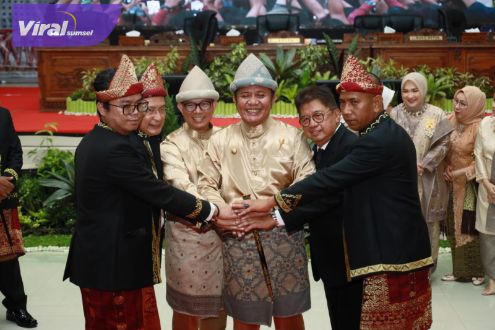 HUT OKU ke-113, Masyarakat OKU Rasakan Manfaat Bangubsus Mampu Meratakan Pembangunan Infrastruktur di Kabupaten OKU. Foto : viralsumsel.com/win