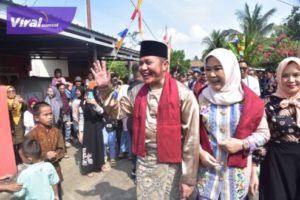 Herman Deru Ingatkan Warga Desa Tanjung Raman Jaga Prasasti Sejarah Berdirinya Desa Sebagai Warisan Budaya. Foto : viralsumsel.com/win