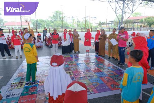 Tingkatkan Semangat Belajar Siswa SD, KKKS Sekayu Gelar Lomba Cerdas Ular Tangga. Foto : viralsumsel.com/dev