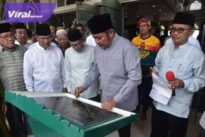 Herman Deru Resmikan Menara Masjid Al Muhajirin  OPI Jakabaring. Foto : viralsumsel.com/win