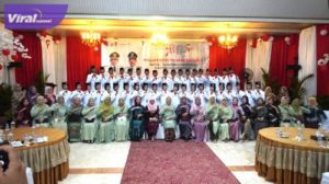 Pemerintah Kabupaten OKI gelar malam resepsi kenegaraan sebagai wujud syukur atas kemerdekaan di Pendopo Kabupatenan, Rumah Dinas Bupati OKI, Kamis (17/8) . Foto : viralsumsel.com/fir