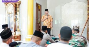 Safari Jumat di Desa Bandar Jaya, Pj Bupati Apriyadi Pererat Silaturahmi dengan Masyarakat. Foto : viralsumsel.com/dev