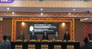 Rapat Paripurna DPRD Kota Palembang Ke-17 MP II Tahun 2023 dihadiri Oleh Pimpinan DPRD Kota Palembang dan Walikota Palembang.