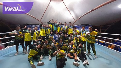 Cabor Muaythai Muba Raih 2 Emas, 7 Perak dan 15 Perunggu Pada Porprov Sumsel XIV 2023. Foto : viralsumsel.com/dev