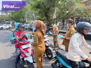Dinkes Muba Imbau Warga Gunakan Masker. Foto : viralsumsel.com/dev