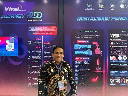 Kepala Dinas Kominfo Kabupaten Muba Herryandi Sinulingga AP menghadiri Rakornas P2DD 2023 di Grand Sahid Jaya jalan Jend Sudirman Kav 86 Jakarta, Selasa (03/10/2023). Foto : viralsumsel.com/dev