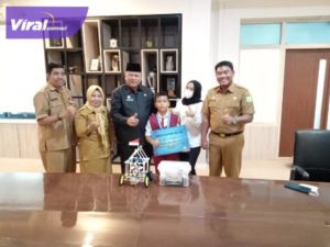 Siswa SDN 2 Kayuara Wakili Indonesia Ikuti Kompetisi IMSCC 2023 di Korsel. Foto : viralsumsel.com/dev