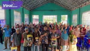 Muhamad Yaser Caleg DPR RI Dapil Sumsel I dari Partai Nasdem nomor urut lima (5)berkunjung ke Desa Napal dan Desa Ulak Paceh, Kecamatan Lawang Wetan, Musi Banyuasin (Muba), Minggu (8/10/2023). Foto : viralsumsel.com/ril