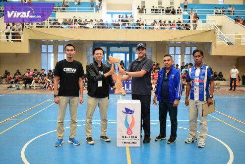 Sukses Digelar, Turnamen Futsal KA Liga Stimulus Pemain Berprestasi . Foto : viralsumsel.com/fir