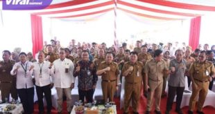 Pj Gubernur Sumsel Agus Fatoni dalam Rakor Pengendalian Inflasi di Daerah Tahun 2023 bersama Mendagri Muhammad Tito Karnavian, Senin (16/10/2023). Foto : viralsumsel.com/win