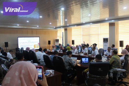 Workshop fasilitasi tata cara penyusunan proposal Inovada dan proposal inovator di lingkungan Kabupaten Muba tahun 2023 di ruang rapat Danau Ulak Lia Bappeda Musi Banyuasin, Rabu (25/10/2023). Foto : viralsumsel.com/dev