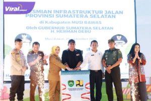 Catat Sejarah, Gubernur Herman Deru Wujudkan Jarak Tempuh Palembang-Musirawas Hanya 4 Jam . Foto : viralsumsel.com/win