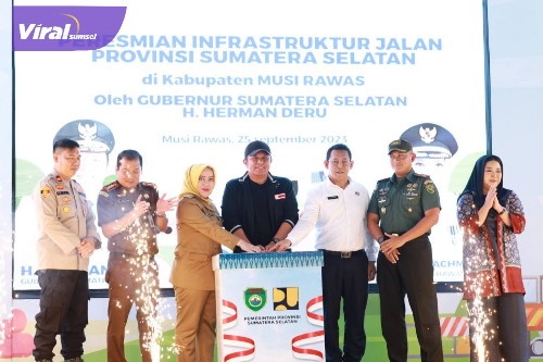 Catat Sejarah, Gubernur Herman Deru Wujudkan Jarak Tempuh Palembang-Musirawas Hanya 4 Jam . Foto : viralsumsel.com/win