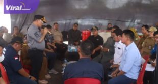 Asisten Bidang Pemerintahan dan Kesejahteraan Rakyat H Yudi Herzandi SH MH mengingat perusahaan tambang agar lebih peka terhadap tuntutan masyarakat. Foto : viralsumsel.com/dev