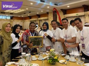 LPPL Radio Gema Randik Muba Raih Juara Terbaik II Katagori Program Peduli Bencana. Foto : viralsumsel.com/dev