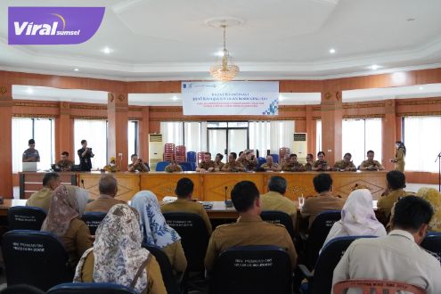 Diskominfo OKI Kawal Pengelolaan Informasi pada Badan Publik. Foto : viralsumsel..com/fir