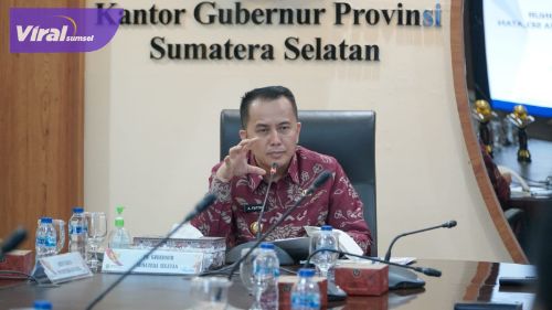 Pj Gubernur Sumatera Selatan (Sumsel) Agus Fatoni. Foto : viralsumsel.com/win
