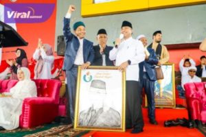 Puncak Hari Santri di Muba Berhasil Kumpulkan Donasi untuk Palestina Capai Rp 56 Juta. Foto : viralsumsel.com/dev