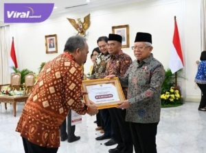 Wapres RI KH Ma'ruf Amin, Akui Keberhasilan Pj Bupati Muba Apriyadi Turunkan Kemiskinan Ekstrem. Foto : viralsumsel.com/dev