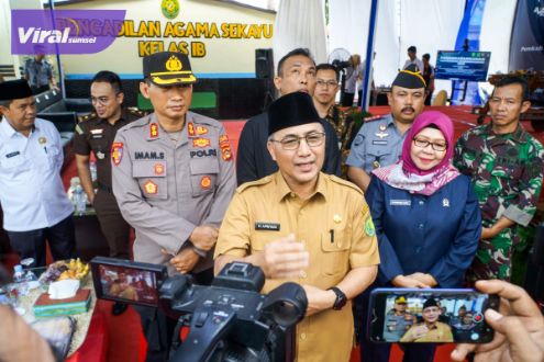 Pj Bupati Muba H Apriyadi Dukung full Langkah Pengadilan Agama Sekayu Bangun Zona Integritas. Foto : viralsumsel.com/fir