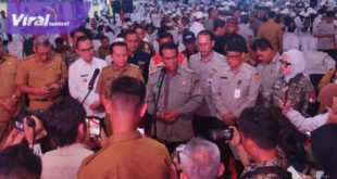Anggota DPD RI Amaliah Dampingi Menteri Pertanian Memberikan Pembinaan Bagi Ratusan Penyuluh Pertanian Se-Sumsel. Foto : viralsumsel.com/ril