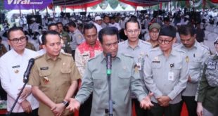 Pj Gubernur Agus Fatoni Bersama Mentan RI Beri Pembinaan Bagi Ratusan Penyuluh Pertanian se-Sumsel. Foto : viralsumsel.com/win