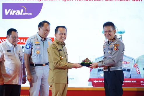 Gandeng Tim Pembina Samsat Nasional, Pemprov Sumsel Percepat Peningkatan Pendapatan Sektor Pajak Kendaraan Bermotor. Foto : viralsumsel.com/win