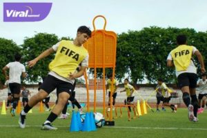 Tim Nasional (Timnas) U-17 Indonesia bakal melakoni partai penentuan hadapi Maroko di Grup A, Piala Dunia U-17 2023. Foto : pssi