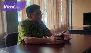 Wakil Ketua 1 KONI Sumsel H Dhennie Zainal beri keterangan pada wartawan seputar persiapan Raker dan Musprovlub KONI Sumsel. Foto : viralsumsel.com/ril