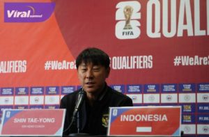 Pelatih Timnas Indonesia Shin Tae Yong. Foto : pssi