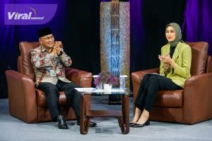 Pj Bupati Muba H Apriyadi Tampil Perdana di Program Acara Kepala Daerah Menjawab Bersama TVRI Sumsel. Foto : viralsumsel.com/dev