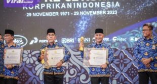 Muba Satu-satunya Kabupaten Peraih KORPRI Award Nasional. Foto : viralsumsel.com/dev