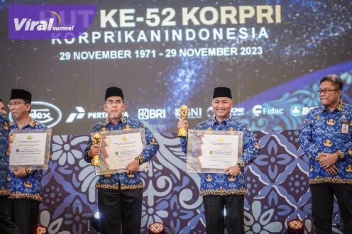 Muba Satu-satunya Kabupaten Peraih KORPRI Award Nasional. Foto : viralsumsel.com/dev