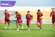 Para pemain Sriwijaya FC berlatih di Stadion Kaharuddin Nasution jelang hadapi PSPS. Foto : mo sfc