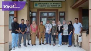 Dinas Komunikasi dan Informatika OKI dengan Pangkal Pinang Berbagi Trik Tata Kelola Komunikasi Publik. Foto : viralsumsel.com/fir