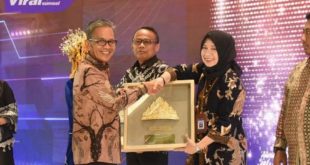 Hadiri Pertemuan Tahunan BI, Sekda Supriono Paparkan Pertumbuhan Ekonomi Sumsel Tertinggi di Sumatera. Foto : viralsumsel.com/win
