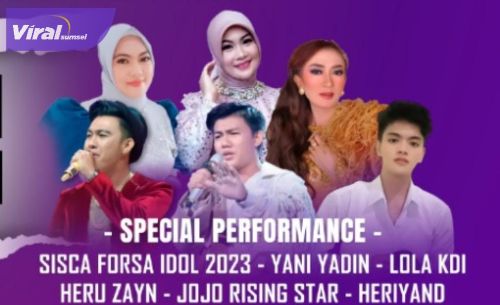 Enam Artis Ibukota Siap Memeriahkan Gebyar Music Pemilu Damai Muba 2024. Foto : viralsumsel.com/dev